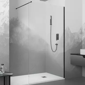 Душевая перегородка RGW Walk In WA-010-B 110x200, стекло прозрачное