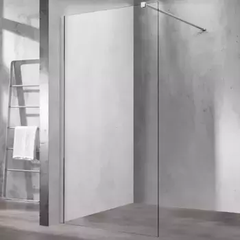 Душевая перегородка Vincea Walk-In 100х200 хром стекло прозрачное