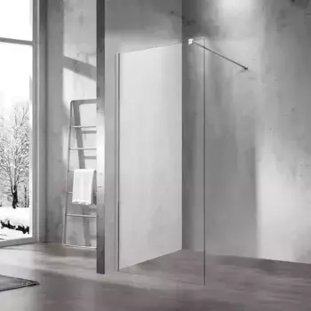 Душевая перегородка Vincea Walk-In 60х200 хром стекло прозрачное