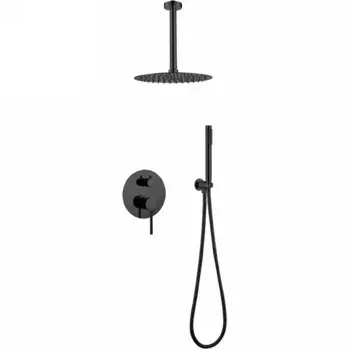 Душевой комплект Abber Emotion AF8821B С ВНУТРЕННЕЙ ЧАСТЬЮ, матовый черный