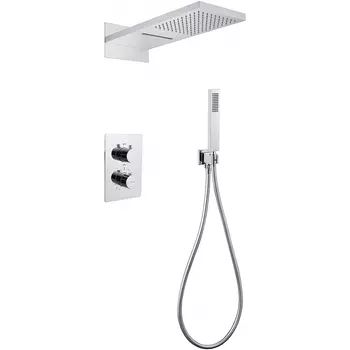 Душевой комплект Abber Weiss Insel AF8052 С ВНУТРЕННЕЙ ЧАСТЬЮ, хром