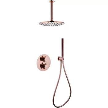 Душевая система Abber Wasser Kreis AF8121RG розовое золото