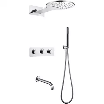 Душевой комплект Abber Wasser Kreis AF8150 С ВНУТРЕННЕЙ ЧАСТЬЮ, хром