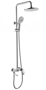 Душевая система Grocenberg GB7001 Белый хром