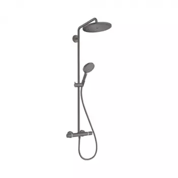 Душевая система Hansgrohe Croma Select S 280 1 режим струи 26890340, шлифованный черный хром