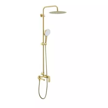 Душевая система Raglo R10.24.03, сатин золотой
