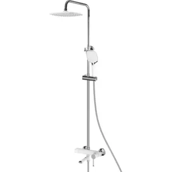 Душевая стойка Shevanik S6036F белый, хром