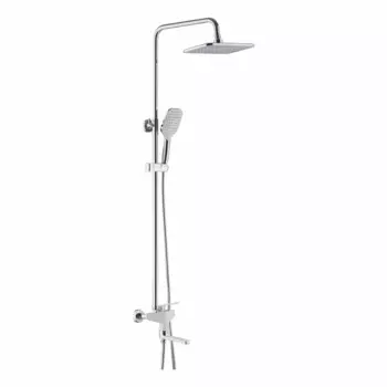 Душевая стойка Shevanik S8036F белый, хром