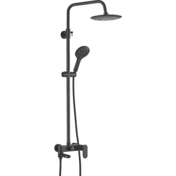 Душевая стойка Shevanik S8736H черная