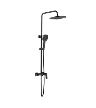 Душевая стойка Shevanik S9736H черная