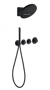 Душевая система скрытого монтажа Grocenberg GB5020BL с Термостатом Vernet (Франция)