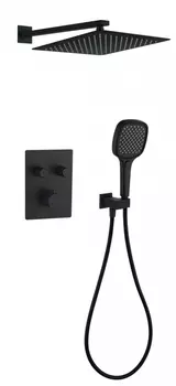 Душевая система скрытого монтажа Grocenberg GB5040BL с Термостатом Vernet (Франция)