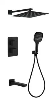 Душевая система скрытого монтажа Grocenberg GB5050BL с Термостатом Vernet (Франция)