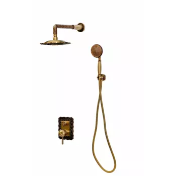 Душевая система скрытого монтажа MILACIO Vitoria, бронза (MC.105.BR)