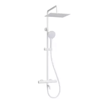 Душевая стойка Wasserkraft Berkel A188.254.155.WM Thermo с термостатом, белая
