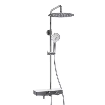 Душевая стойка Wasserkraft Aller A113.116.127.CH Thermo с термостатом, хром