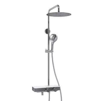 Душевая стойка Wasserkraft Aller A113.116.101.CH Thermo с термостатом, хром