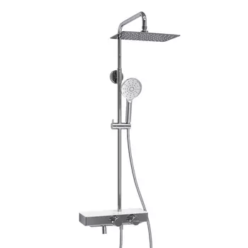 Душевая стойка Wasserkraft Aller A113.069.127.CH Thermo с термостатом, хром