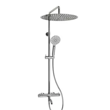 Душевая стойка Wasserkraft Berkel A188.117.127.010.CH Thermo с термостатом, хром