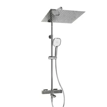Душевая стойка Wasserkraft Aller A199.119.065.010.CH Thermo с термостатом, хром