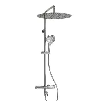 Душевая стойка Wasserkraft Berkel A188.117.101.010.CH Thermo с термостатом, хром