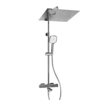 Душевая стойка Wasserkraft Aller A199.119.065.087.CH Thermo с термостатом, хром