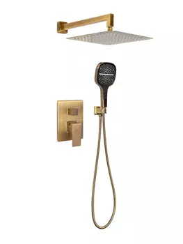 Душевая система встраиваемый Hansberge H6070BR Бронза
