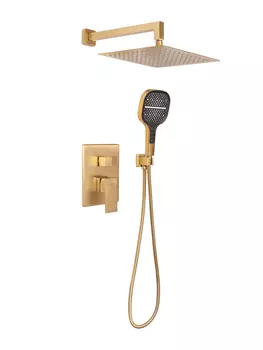 Душевая система встраиваемый Hansberge H6070MG Матовый золото