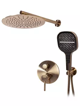 Душевая система встраиваемый Hansberge H6090BR Бронза