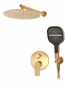 Душевая система встраиваемый Hansberge H6090MG Матовый золото