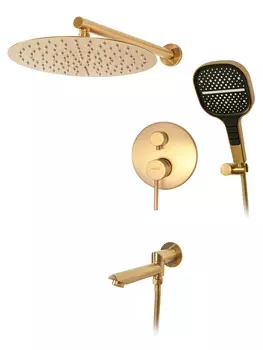 Душевая система встраиваемый Hansberge H6095MG Матовый золото