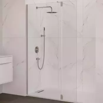 Душевая стенка RGW 30х195 352207103-11 хром, стекло прозрачное