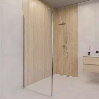 Душевая стенка RGW 90х190 352205509-11 хром, стекло прозрачное