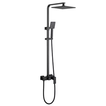 Душевая стойка Abber Daheim AF8220B черная матовая