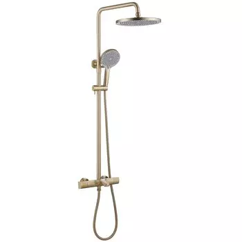Душевая стойка Abber Thermostat AF8516GL матовое золото