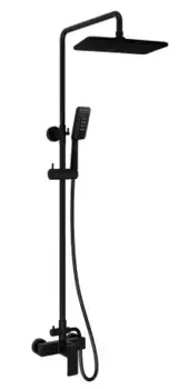 Душевая стойка AltroBagno Lamberto 030103 NeOp матовая черная