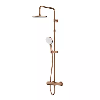 Душевая стойка AM.PM X-Joy F0785A444 розовое золото