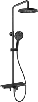 Душевая стойка AQUAme AQM8002B черная