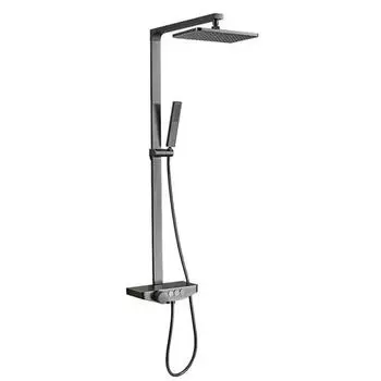 Душевая стойка Black&White Universell черная матовая