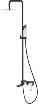 Душевая стойка Boheme Q черная - хром