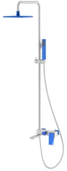 Душевая стойка Boheme Q белый с синим