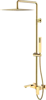 Душевая стойка Boheme Qubic 478-G shinny gold