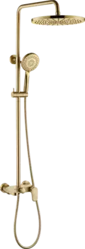 Душевая стойка Boheme Spectre золото матовое