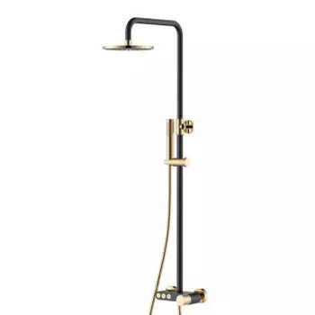 Душевая стойка Boheme Stick 128-BG.2 black touch gold