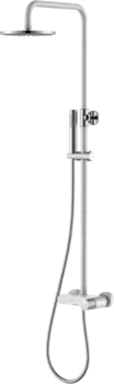 Душевая стойка Boheme Stick c ручкой Touch, хром, белый