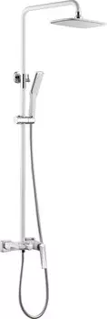 Душевая стойка Boheme Venturo белая - хром