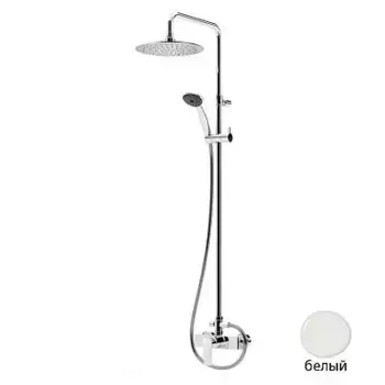 Душевая стойка Cezares Nautic белая матовая