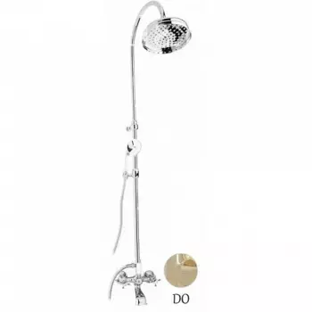 Душевая стойка Cezares Nostalgia золото