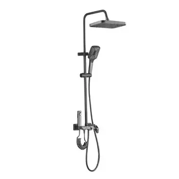 Душевая стойка DIWO SX-HUISE с дисплеем, темно-серая