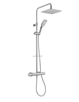 Душевая стойка E.C.A. термостатическая хром